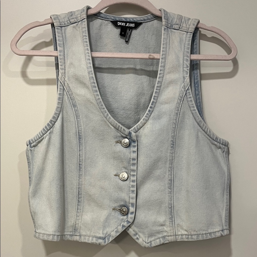 DKNY Light Denim Vest